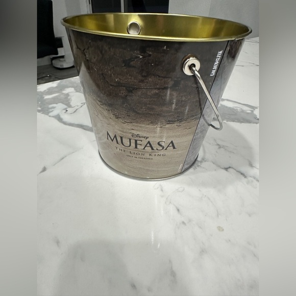 Disney Mufasa The Lion King Popcorn Tin Bucket - Picture 1 of 5
